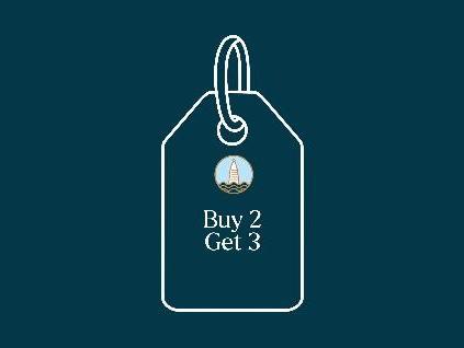 3 nights for the price of 2